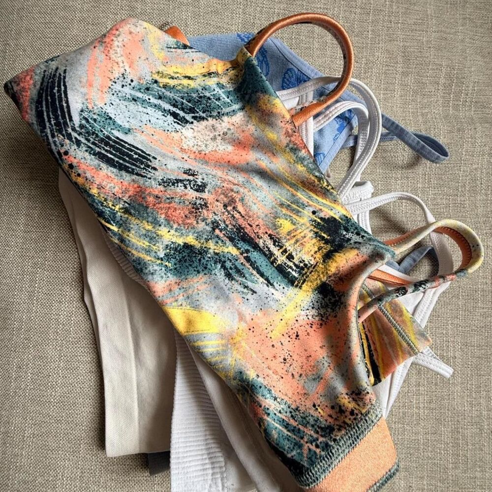 Athleta Girl (3) & Target (4) Bra Bundle - 7 in all, "training bras" age 6-8.
